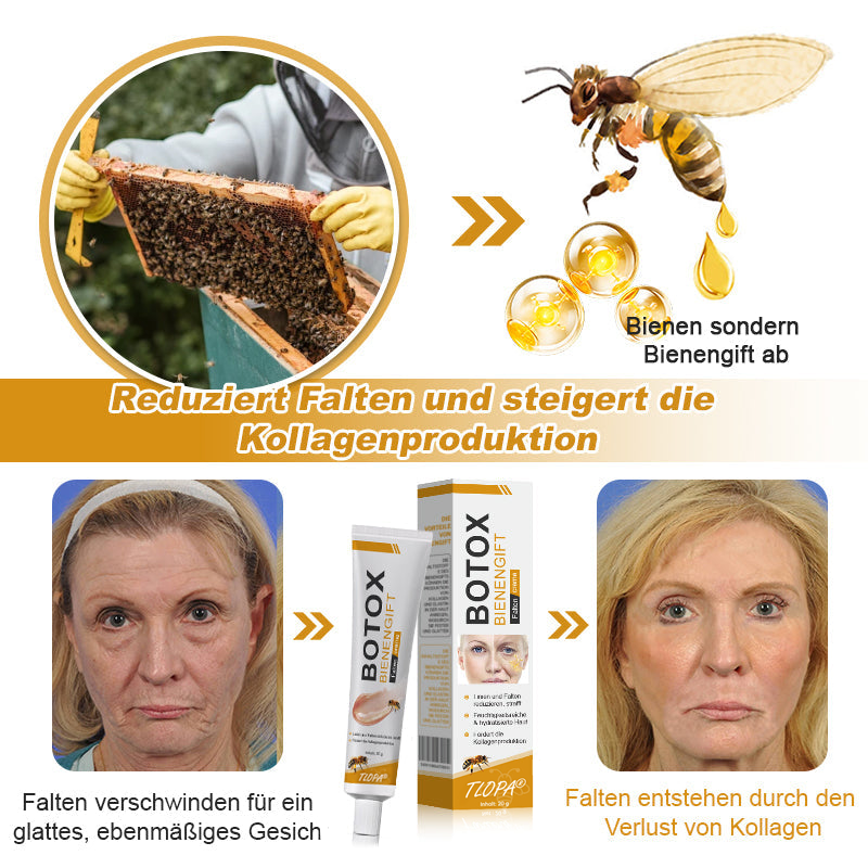👨⚕️ Hergestellt in Deutschland - ✨TLOPA® Botox Bienenvenom Faltenentfernungscreme