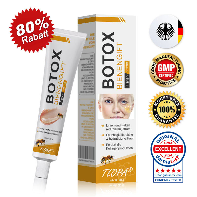 👨‍⚕️ Hergestellt in Deutschland - ✨TLOPA® Botox Bienenvenom Faltenentfernungscreme