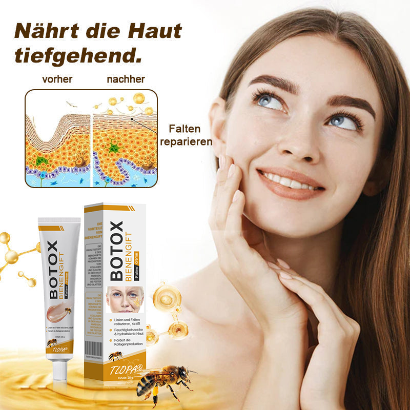 👨‍⚕️ Hergestellt in Deutschland - ✨TLOPA® Botox Bienenvenom Faltenentfernungscreme
