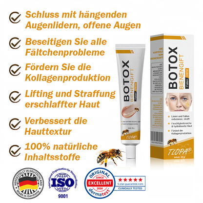 👨‍⚕️ Hergestellt in Deutschland - ✨TLOPA® Botox Bienenvenom Faltenentfernungscreme