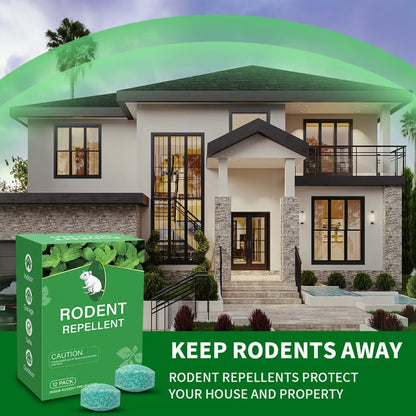 🚗 NUR HEUTE: 80 % RABATT ✨🌿Hosday® Natural Peppermint Rodent Repellent Balls (12 Pack) 🚫Keep Rats, Mice & Pests Away Safely✅