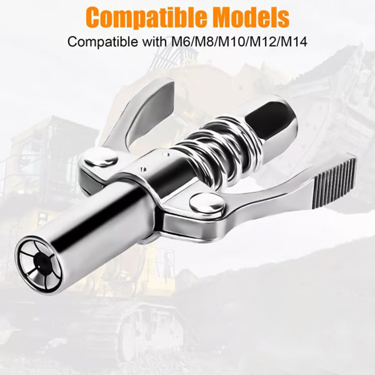 Hosday® Double Handle High Pressure Quick Release Grease Coupler
