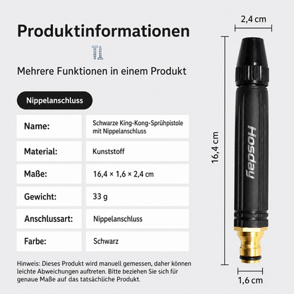 🚗 NUR HEUTE: 75 % RABATT ✨ Hosday® Leistungsstarker Hochdruckreiniger für Auto & Garten