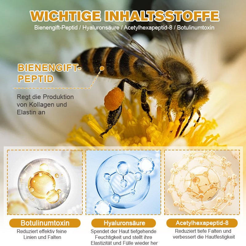 👨‍⚕️ Hergestellt in Deutschland - ✨TLOPA® Botox Bienenvenom Faltenentfernungscreme