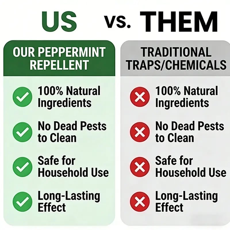 🚗 NUR HEUTE: 80 % RABATT ✨🌿Hosday® Natural Peppermint Rodent Repellent Balls (12 Pack) 🚫Keep Rats, Mice & Pests Away Safely✅
