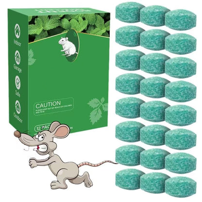 🚗 NUR HEUTE: 80 % RABATT ✨🌿Hosday® Natural Peppermint Rodent Repellent Balls (12 Pack) 🚫Keep Rats, Mice & Pests Away Safely✅