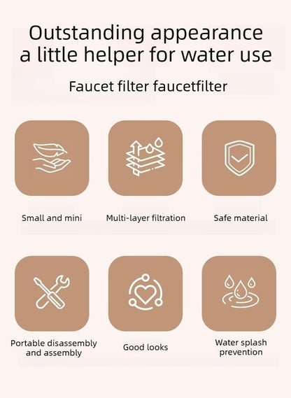 🚰 Hosday® Rotatable Multi-Layer Faucet Water Filter &amp; Splash Guard