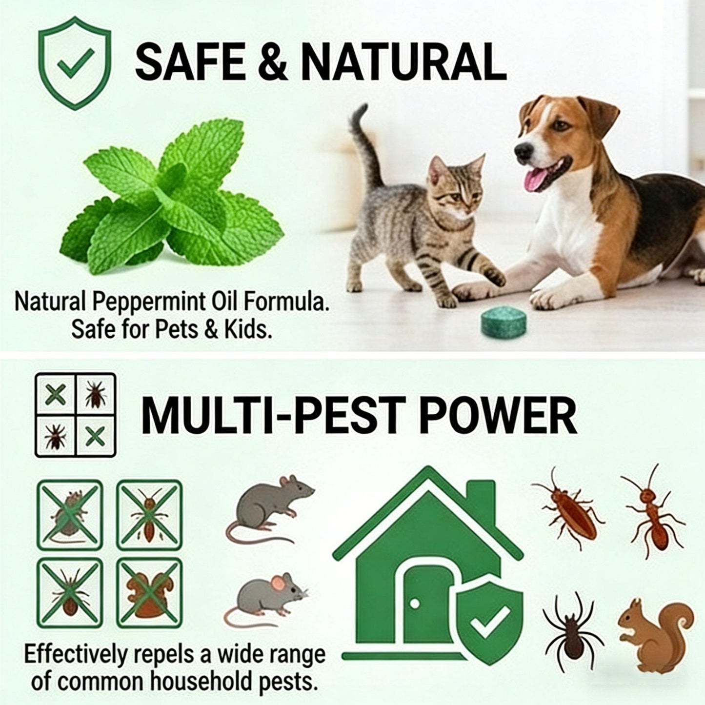 🚗 NUR HEUTE: 80 % RABATT ✨🌿Hosday® Natural Peppermint Rodent Repellent Balls (12 Pack) 🚫Keep Rats, Mice & Pests Away Safely✅