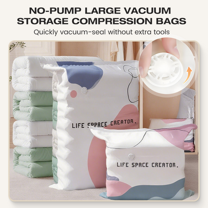 🚗 NUR HEUTE: 50 % RABATT ✨ Hosday® No-Pump Large Vacuum Storage Compression Bags